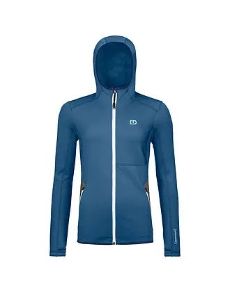 ORTOVOX | Chaqueta polar con capucha para mujer | blau